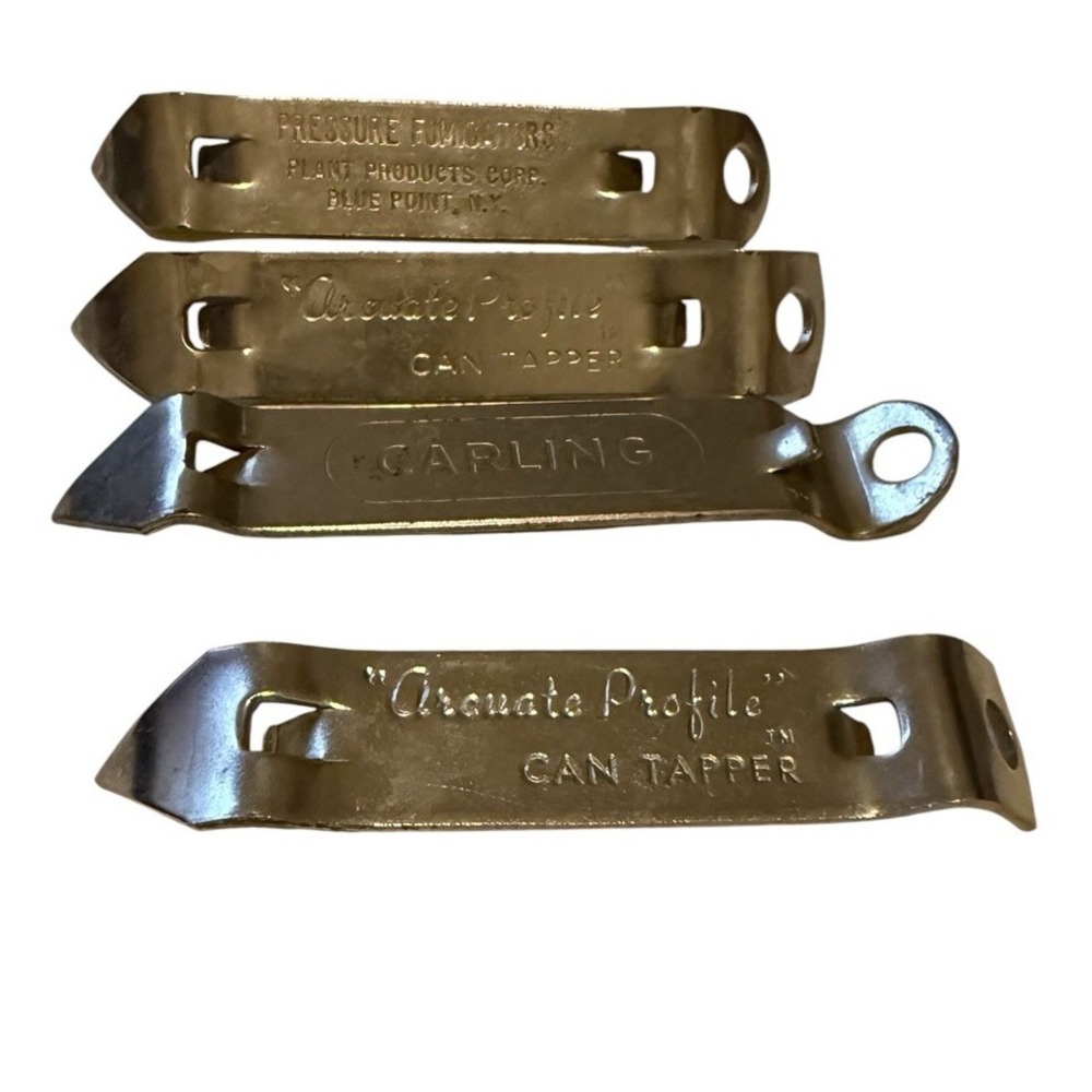 Vintage Can Bottle Openers Carling Ekco Virginia  Lot of 4